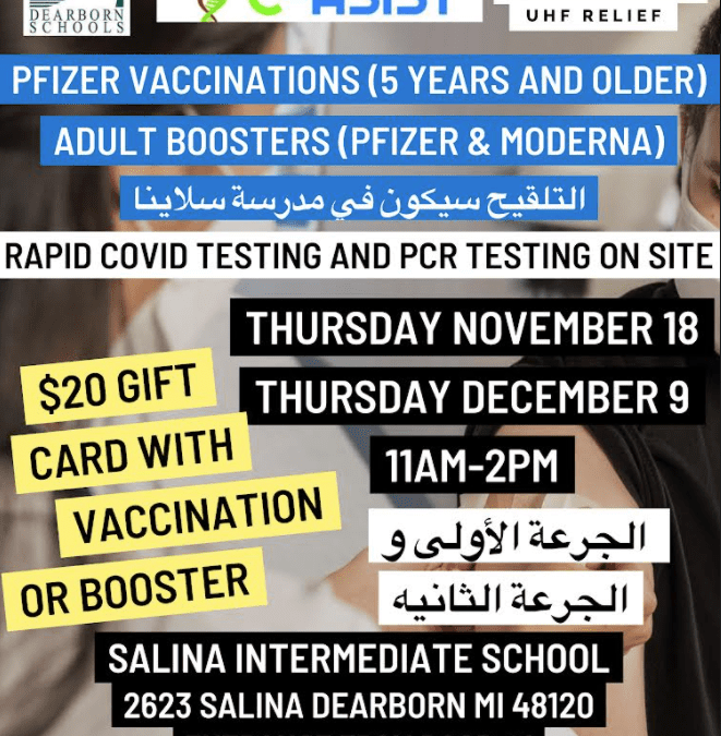 COVID Vaccines, Boosters, Flu Shot and Testing