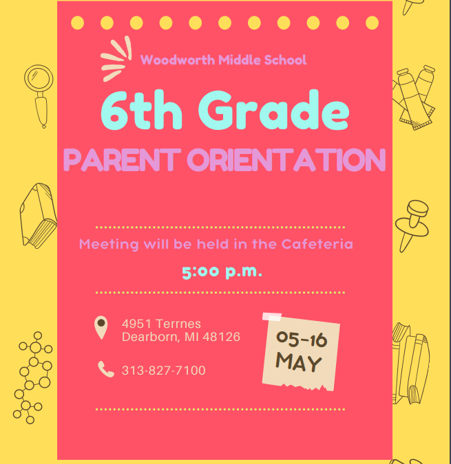 6th Grade Parent Orientation