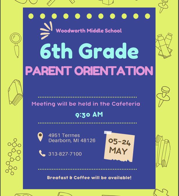 Incoming 6th Grade Parent Orientation